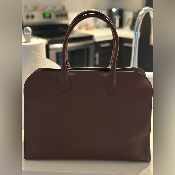 New Large tote in this supple soft brown leather.